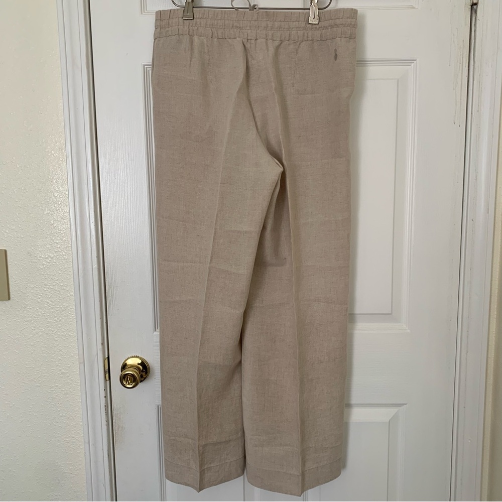 Tommy Bahama Khaki Linen Pants M - Picture 2 of 4